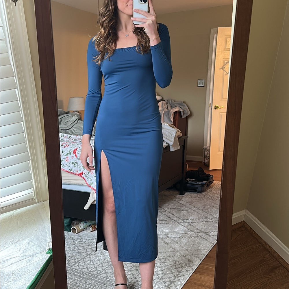 Princess Polly Blue Midi Dres